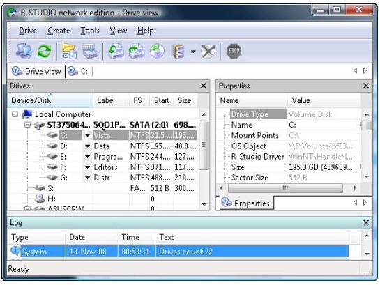 r-studio data recovery software